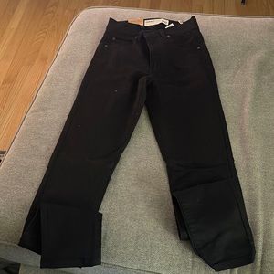 Garage Black High Rise Denim Jegging